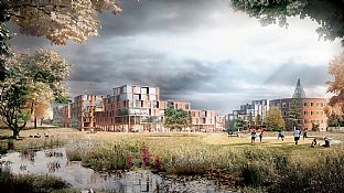 C.F. Møller og TREDJE NATUR tegner fremtidens Gustavsberg - C.F. Møller. Photo: C.F. Møller og Tredje Natur