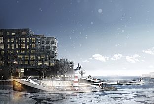 C.F. Møller wins unique water and activity project - C.F. Møller. Photo: C.F. Møller Landscape