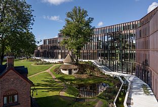 Carlsberg Central Office designed by C.F. Møller Architects. - C.F. Møller Architects recognised internationally for sustainable office building - C.F. Møller. Photo: Adam Mørk