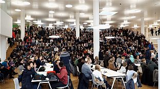 Copenhagen International School flytter ind i sin nye bygning - C.F. Møller. Photo: Claus Andersen/Bodhi Visuals 