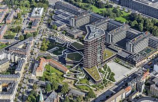 Copenhagen awards a prize to Maersk Tower - C.F. Møller. Photo: BYGST and Dragør Luftfoto