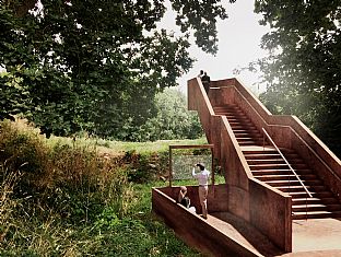 Danevirke, C.F. Møller Architects - Unveils design for new landscape concept for historic and UNESCO World Heritage Site in northern Germany - C.F. Møller. Photo: C.F. Møller Architects