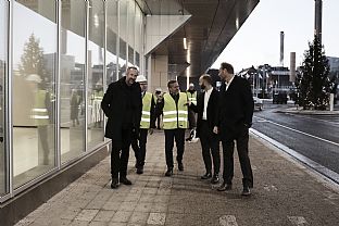 Danmarks utrikesminister besökte C.F. Møller-projekt i Stockholm - C.F. Møller. Photo: C.F. Møller Danmarks utrikesminister besökte C.F. Møller-projekt i Stockholm - C.F. Møller. Photo: C.F. Møller