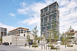 Die Bewohner des vertikalen Dorfes ziehen in das Antwerpener Hochhaus „Scheldezicht“ ein - C.F. Møller. Photo: Steven Neyrinck