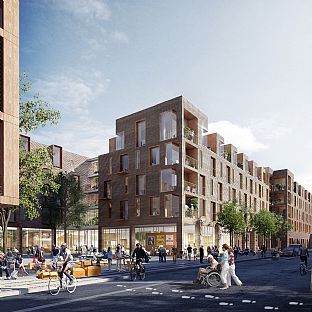 Erster Spatenstich für das neue Sølund Mehrgenerationenhaus und Pflegezentrum in Kopenhagen - C.F. Møller. Photo: C.F. Møller Architects / MIR