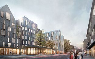 FINALIST IN URBAN DEVELOPMENT PROJECT IN SWEDEN - C.F. Møller. Photo: C.F. Møller Architects