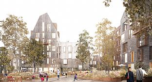 FINALIST IN URBAN DEVELOPMENT PROJECT IN SWEDEN - C.F. Møller. Photo: C.F. Møller Architects