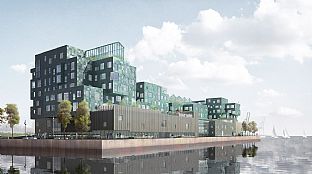 FRAMTIDENS SKOLA MED UNIK SOLCELLSFASAD - C.F. Møller. Photo: C.F. Møller