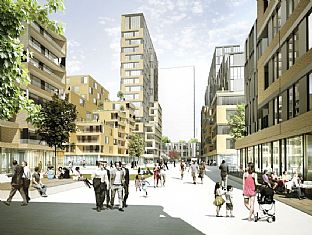 Frederiks Plads – en ny bydel i sentrum av Aarhus - C.F. Møller. Photo: C.F. Møller