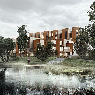 GENERÖSA BOSTÄDER MELLAN STADEN OCH NATUREN - C.F. Møller. Photo: Wingårdhs