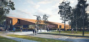 GRÖNT LJUS FÖR NYTT RESURSCENTRUM I LONDON - C.F. Møller. Photo: C.F. Møller Architects