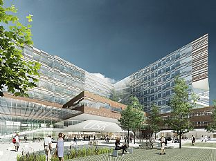 Green light for the New Køge University Hospital - C.F. Møller. Photo: C.F. Møller