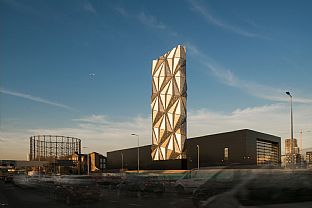 Greenwich Peninsula Low Carbon Energy Centre - New office space in London - C.F. Møller. Photo: Mark Hadden