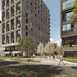 Grønt lys til fornyelsesprojektet Blackwall Reach i London - C.F. Møller. Photo: C.F. Møller Architects