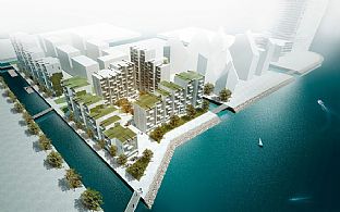 Groundbreaking ceremony for Havneholmen  - C.F. Møller. Photo: C.F. Møller