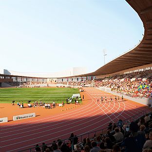 Groundbreaking for Malmö Stadium - C.F. Møller. Photo: C.F. Møller Architects