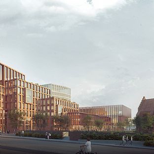  ‘HYBRID’, C. F. Møller Architects’proposal for Lunds new conference center, is recommended by the assessment group  - C.F. Møller