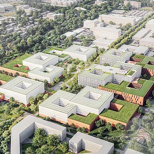 Hannover Medizinische Hochschule - C.F. Møller Architects und HENN gewinnen Wettbewerb für Neubau des Klinikums der Medizinischen Hochschule Hannover - C.F. Møller. Photo: C.F. Møller Architects & HENN