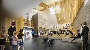 ”Hjärtat” i Ikast börjar ta form - C.F. Møller. Photo: C.F. Møller Architects