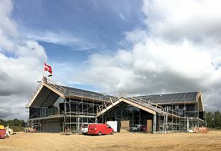 ”Hjärtat” i Ikast börjar ta form - C.F. Møller. Photo: C.F. Møller