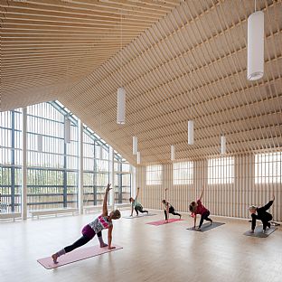 «Hjertet» i Ikast er tildelt Iconic Award - C.F. Møller. Photo: Adam Mørk