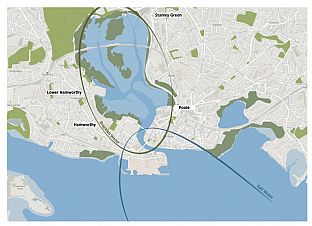 Holes Bay / C.F. Møller Architects - FuturePlaces appoints C.F. Møller Architects for Poole Waterfront masterplan - C.F. Møller. Photo: C.F. Møller Architects