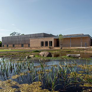 Horsens Gymnasium, C.F. Møller Architects - Hedras på världsarkitekturdagen - C.F. Møller. Photo: C.F. Møller Architects / Julian Weyer