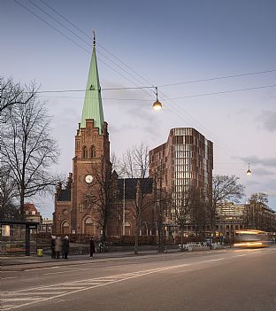 I dag blev Mærsk Tårnet indviet i København - C.F. Møller. Photo: Adam Mørk