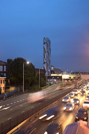 Integrert kunstverk avdekket - C.F. Møller. Photo: Bryan Cody