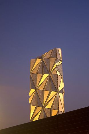 Integrert kunstverk avdekket - C.F. Møller. Photo: Bryan Cody