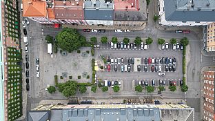 Interactive Exhibition: The Future of the Swedish Square Davidshallstorg - C.F. Møller. Photo: Abdulghani Bayram 