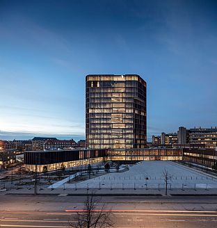 Invigningen av Mærsk-tornet markerar en ny era i dansk forskning på hälsoområdet - C.F. Møller. Photo: Adam Mørk