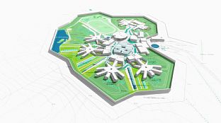 Kranselag på Fremtidens Fengsel - C.F. Møller. Photo: C.F. Møller