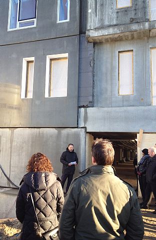 Kranselag på Nordre Havnepromenade i Nørresundby - C.F. Møller. Photo: C.F. Møller