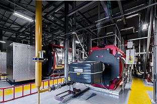 Kunst og arkitektur i fullført kraftstasjon - C.F. Møller. Photo: Mark Hadden