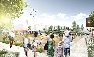 Løfter sløret for innovativt klimatilpasningsprojekt - C.F. Møller. Photo: C.F. Møller Architects