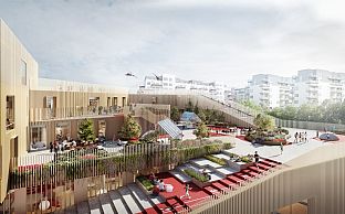 MT Højgaard and C.F. Møller are to construct the New Islands Brygge School - C.F. Møller. Photo: C.F. Møller