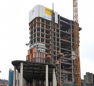 Maersk Building topping out - C.F. Møller. Photo: Hafnia