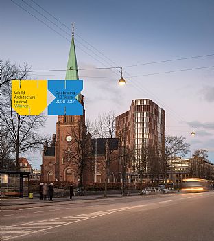 Mærsk Tårnet ble kåret vinner under World Architecture Festival - C.F. Møller. Photo: Adam Mørk