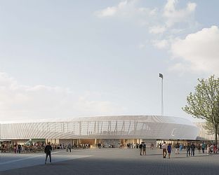 Malmö Stadium - C.F. Møller Architects Wins Competition for New Stadium in Malmö - C.F. Møller. Photo: Places