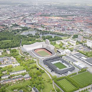 Malmö Stadium - C.F. Møller Architects Wins Competition for New Stadium in Malmö - C.F. Møller. Photo: Places
