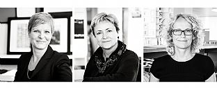 Mette Lyng Hansen, Jette Østergaard & Lone Bendorff Farrell - C.F. Møller styrker ledelsen - C.F. Møller. Photo: MEW