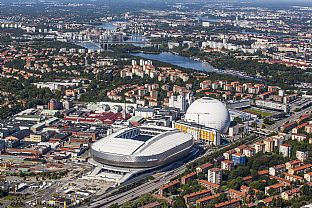 Modernisering av Globen-området i Stockholm – C.F. Møller Architects inngår ny rammeavtale med SGA Fastigheter - C.F. Møller. Photo: Pixprovider / SGA Fastigheter