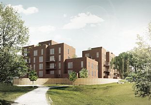 NYE BOLIGER PÅ EN AV ODENSES BESTE TOMTER - C.F. Møller. Photo: C.F. Møller