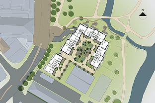 NYE BOLIGER PÅ EN AV ODENSES BESTE TOMTER - C.F. Møller. Photo: C.F. Møller