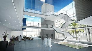 National Diabetes Centre, Riyadh, Saudi Arabia - Arkitektfirmaet C. F. Møller tegner National Diabetes Centre i Riyadh - C.F. Møller. Photo: DIIZ
