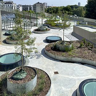 Neue Schule mit Fokus auf Ernährung und Bewegung in Kopenhagen eingeweiht - C.F. Møller. Photo: C.F. Møller Architects / Mads Mandrup