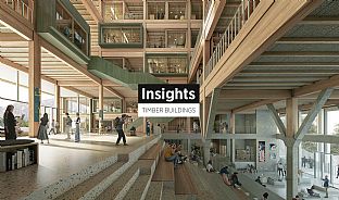 New Harstad High School - Insights: Træbygninger forbedrer livet for mennesker og planeten - C.F. Møller. Photo: Aestethica Studio