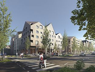 New housing and urban development project in Essex - C.F. Møller. Photo: Ninety90 / C.F. Møller & Pollard Thomas Edwards