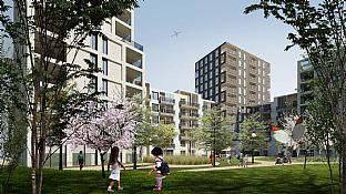 New project for Swan Housing Association - C.F. Møller. Photo: C.F. Møller Architects